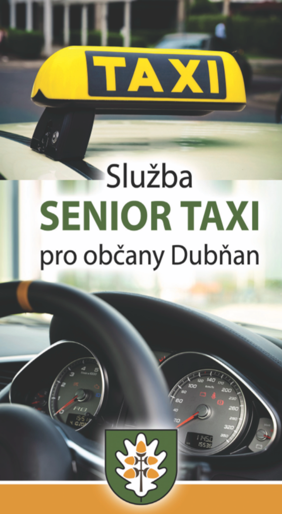 Služba SENIOR TAXI pro občany Dubňan